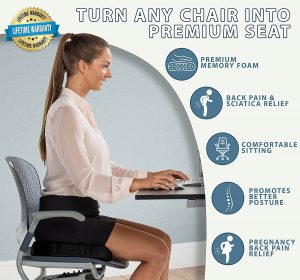 ComfiLife Premium Comfort Seat Cushion - Black