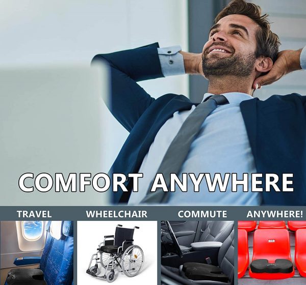 ComfiLife Premium Comfort Seat Cushion - Black