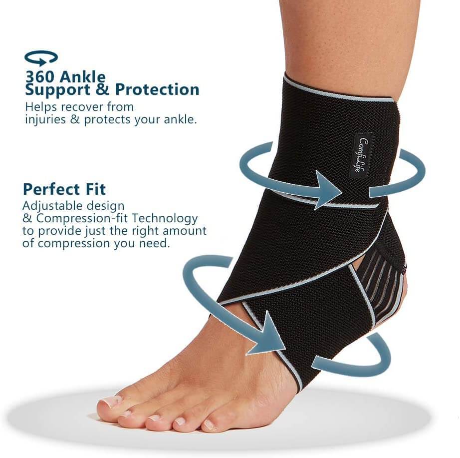 Best Buy: ComfiLife Ankle Support Wrap Black R-WRP-AN