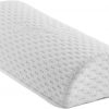 ComfiLife Bolster Pillow for Legs, Knees, Lower Back - 100% Memory Foam Half Moon Pillow