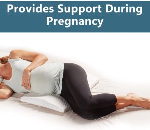 ComfiLife Lumbar Support Pillow for Sleeping Memory Foam Pillow for Back Pain Relief