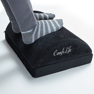 ComfiLife Foot Rest for Under Desk at Work – Adjustable Memory Foam Foot  Rest