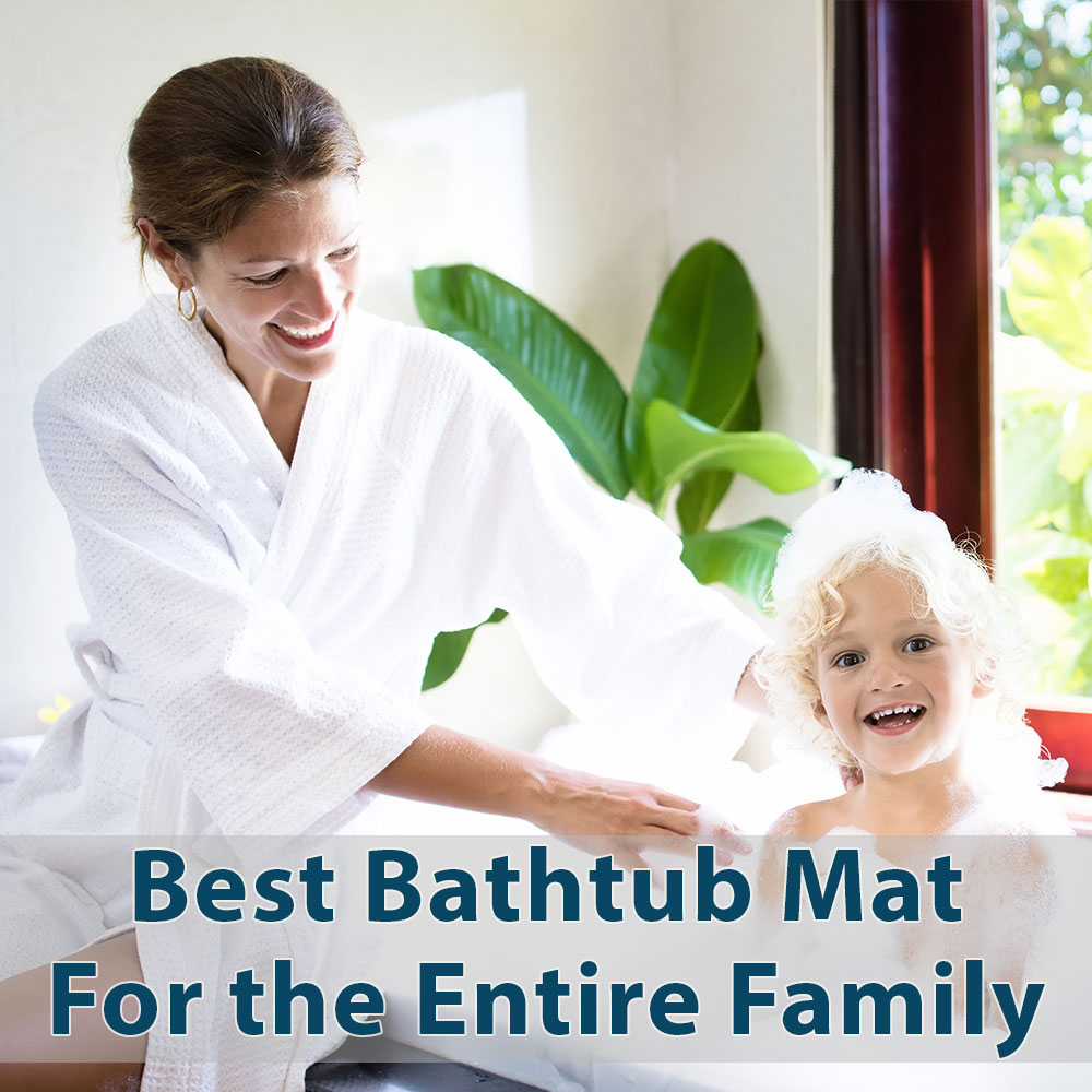 ComfiLife Bath Mat for Bathroom Tub and Shower – Non Slip Extra