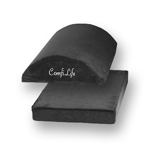  ComfiLife Foot Rest for Under Desk at Work – Adjustable Desk  FootRest for Office Chair, Gaming Accessories – Ergonomic Teardrop Design  for Back, Hip & Leg Pain Relief – 100%